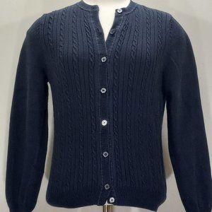 Izod Button-up Cardigan, Size M
